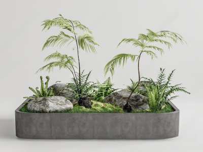 植物堆3D模型下载